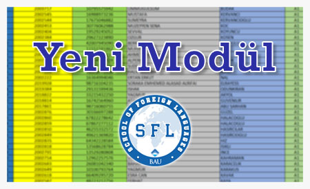 5. Modül Sınıf, Derslik ve Program Bilgileri